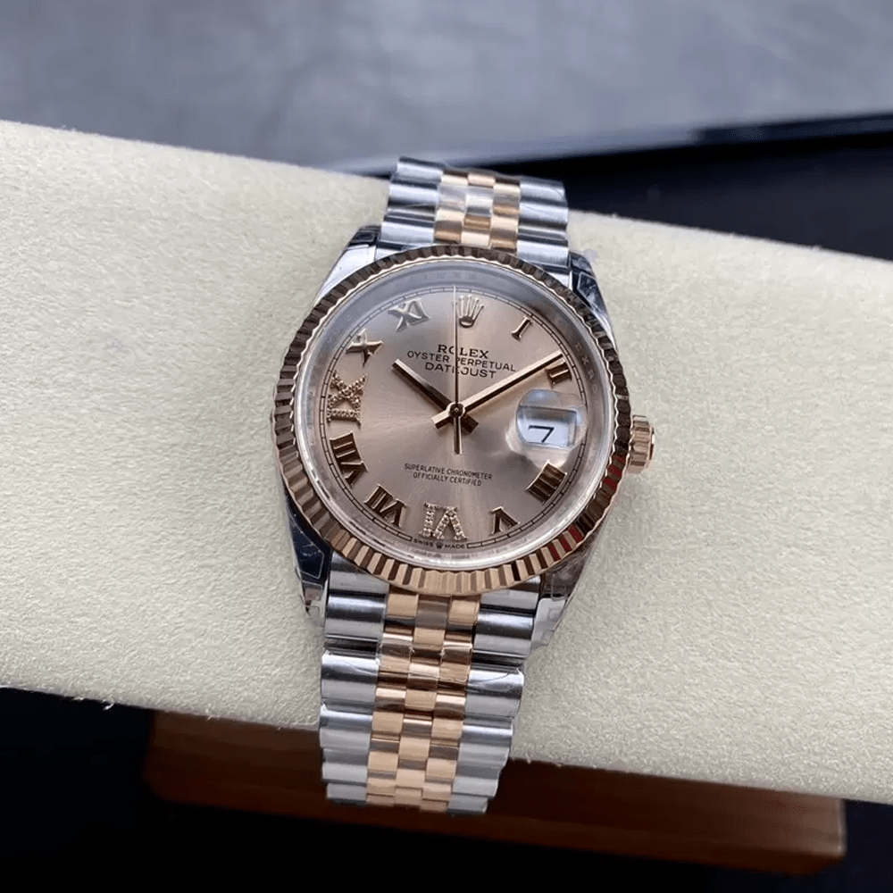 롤렉스 데이저스트 로즈골드 로만 다이얼 콤비 쥬빌레 36mm 126231