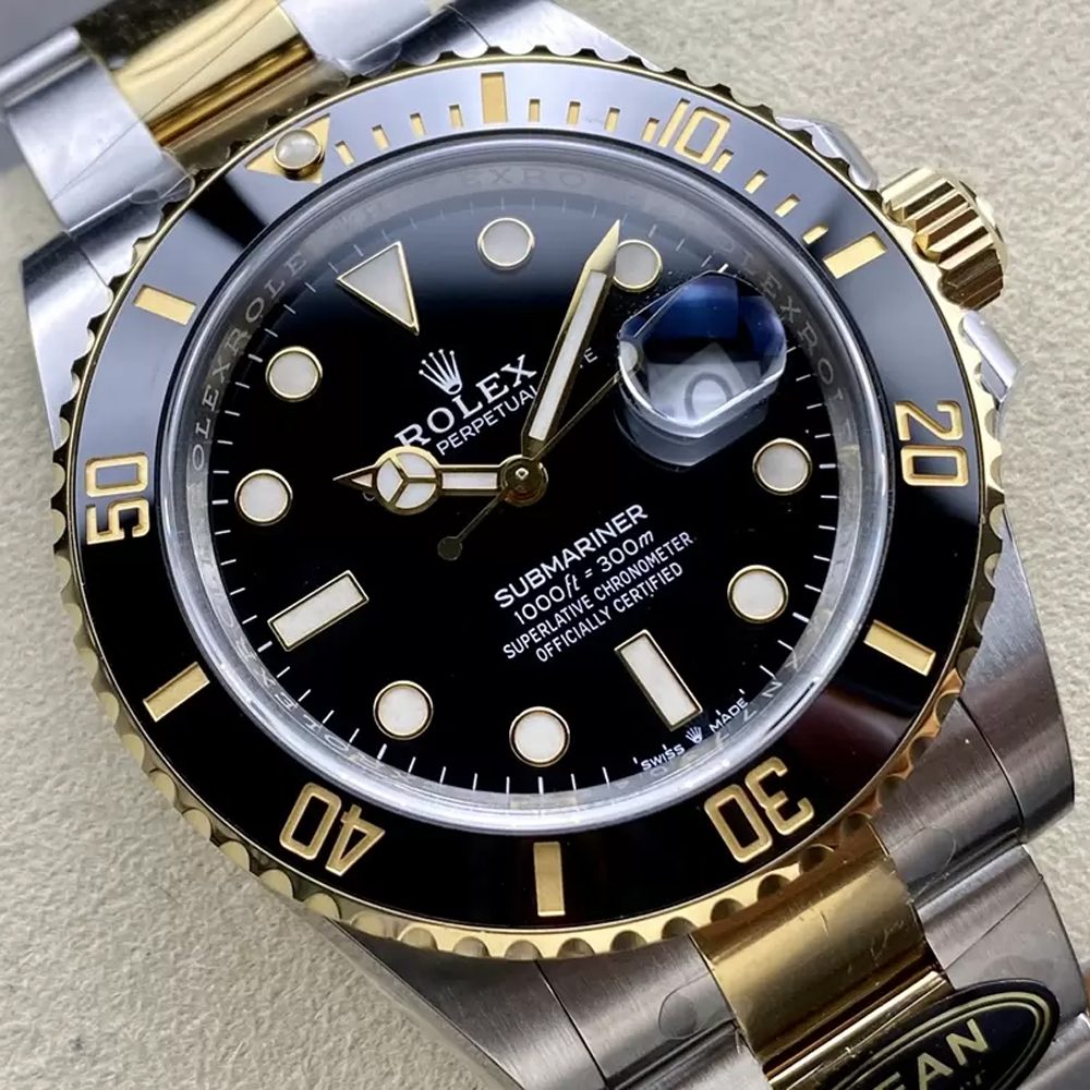 롤렉스 신형 서브마리너 데이트 검판 콤비 41mm 126613LN