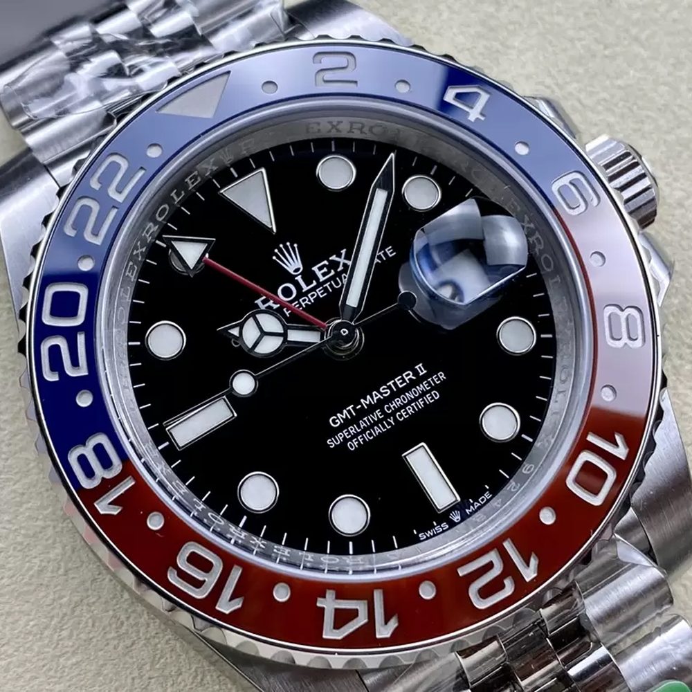 롤렉스 GMT 마스터2 펩시걸 쥬빌레 브레이슬릿 40mm 126710 BLRO
