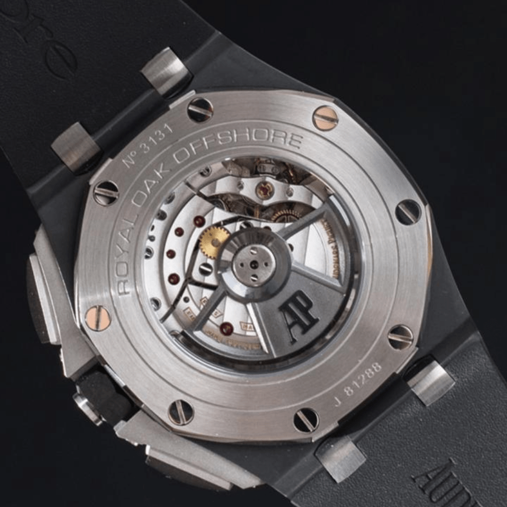 오데마피게 로얄오크 오프쇼어 크로노그래프 블랙 다이얼 세라믹 블랙 러버스트랩 44mm 26405CE