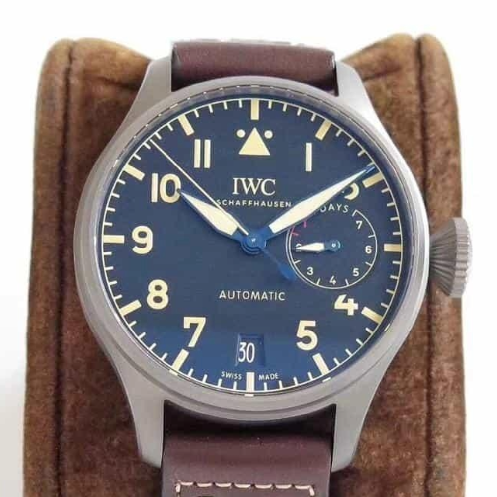 IWC 빅 파일럿 헤리티지 티타늄 레더 스트랩 46mm IW501004