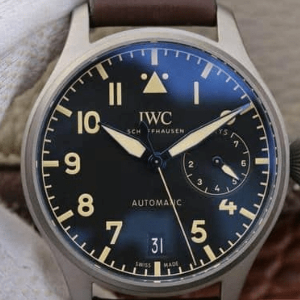 IWC 빅 파일럿 헤리티지 티타늄 레더 스트랩 46mm IW501004