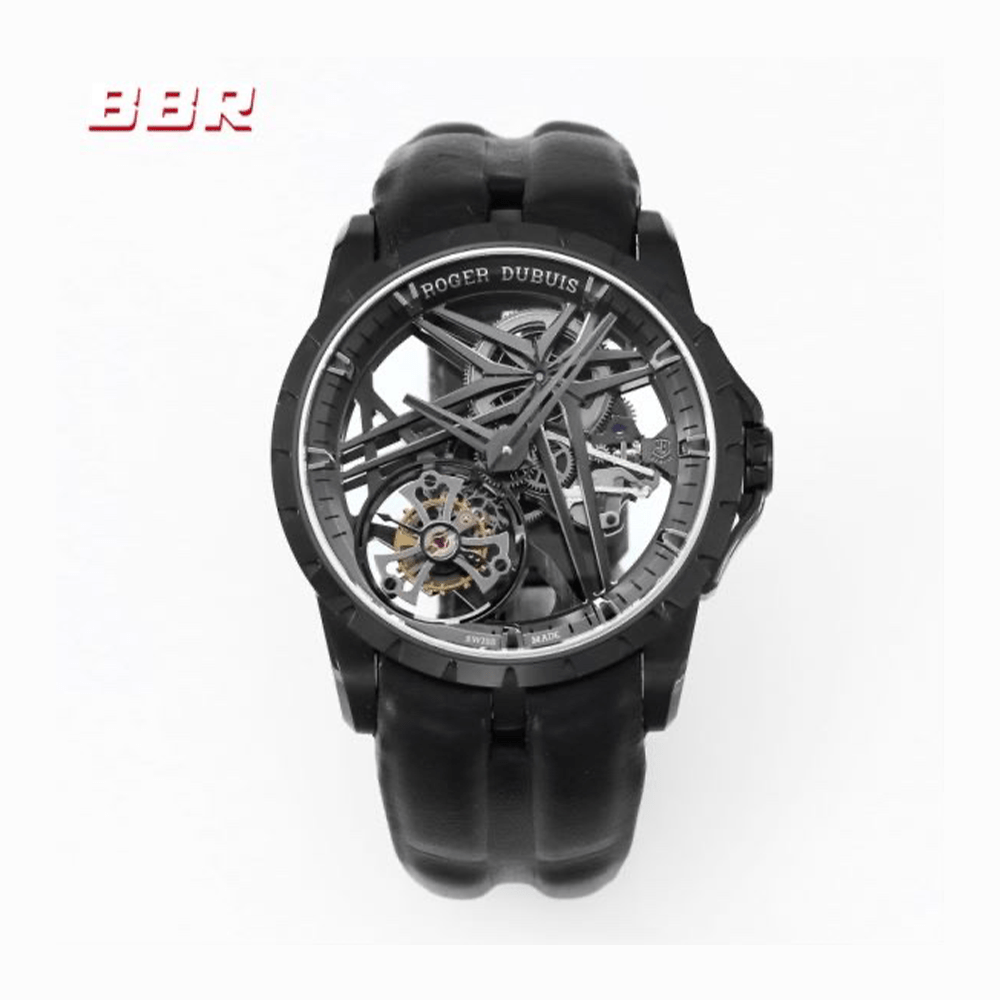 로저드뷔 엑스칼리버 싱글 플라잉 투르비옹 블랙 42mm RDDBEX0889