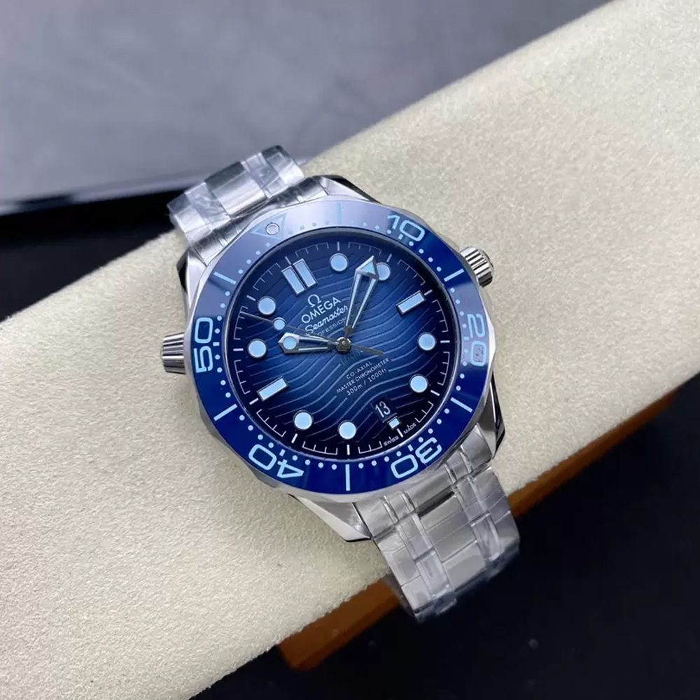 오메가 씨마스터 75주년 다이버 블루 세라믹 다이얼 SS브레이슬릿 42mm 210.30.42.20.03.003