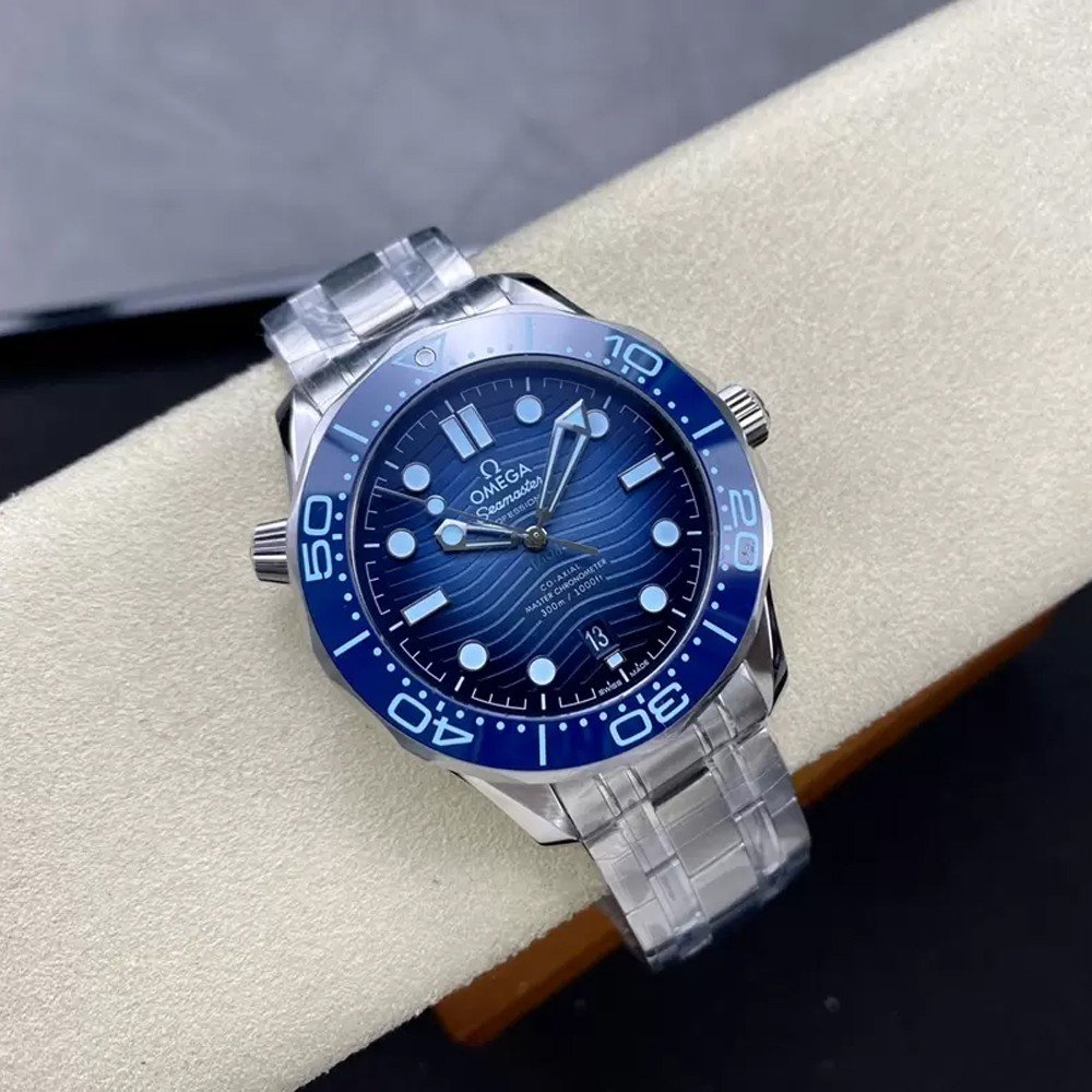 오메가 씨마스터 75주년 다이버 블루 세라믹 다이얼 SS브레이슬릿 42mm 210.30.42.20.03.003