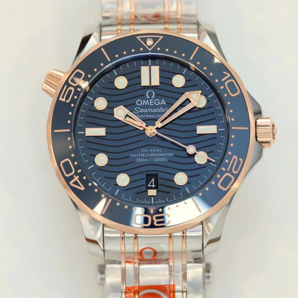 오메가 씨마스터 시리즈 청판 로골 콤비 210.20.42.20.03.002
