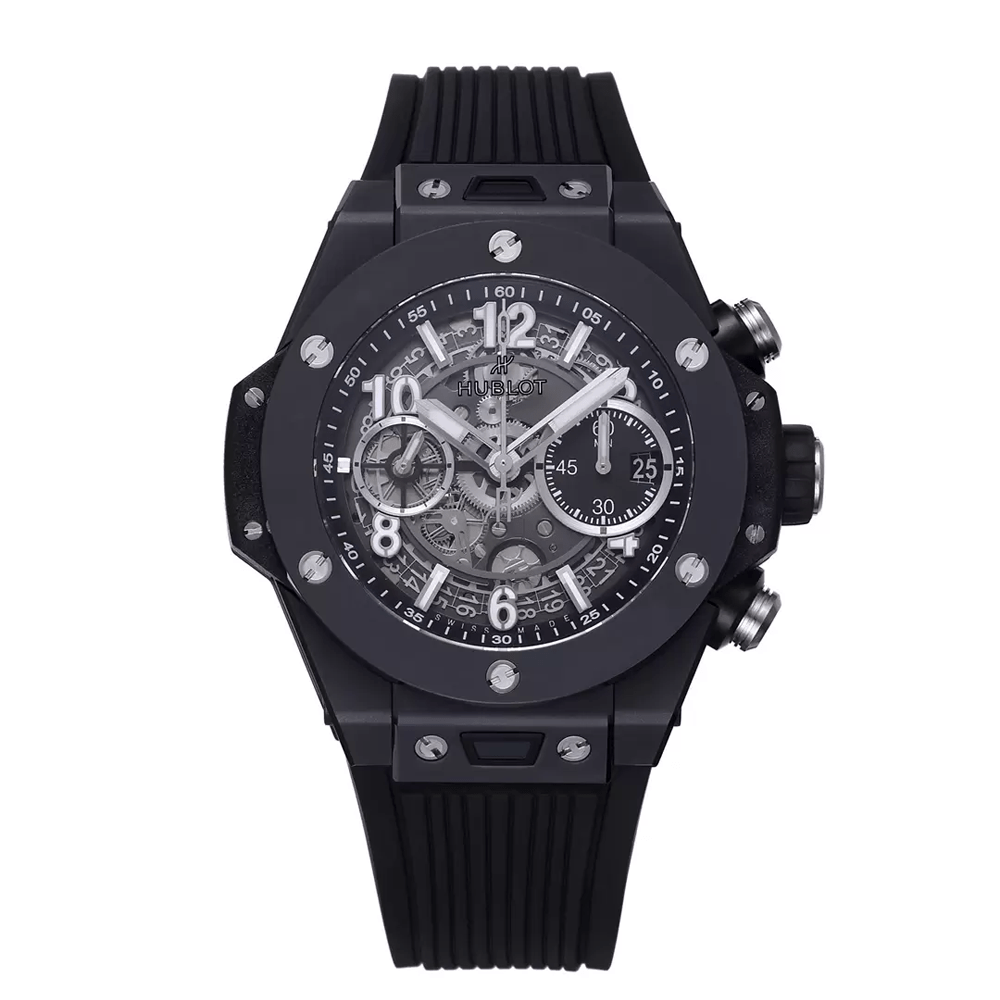 위블로 빅뱅 크로노그래프 블랙 세라믹 베젤 42mm 441.CI.1171.RX