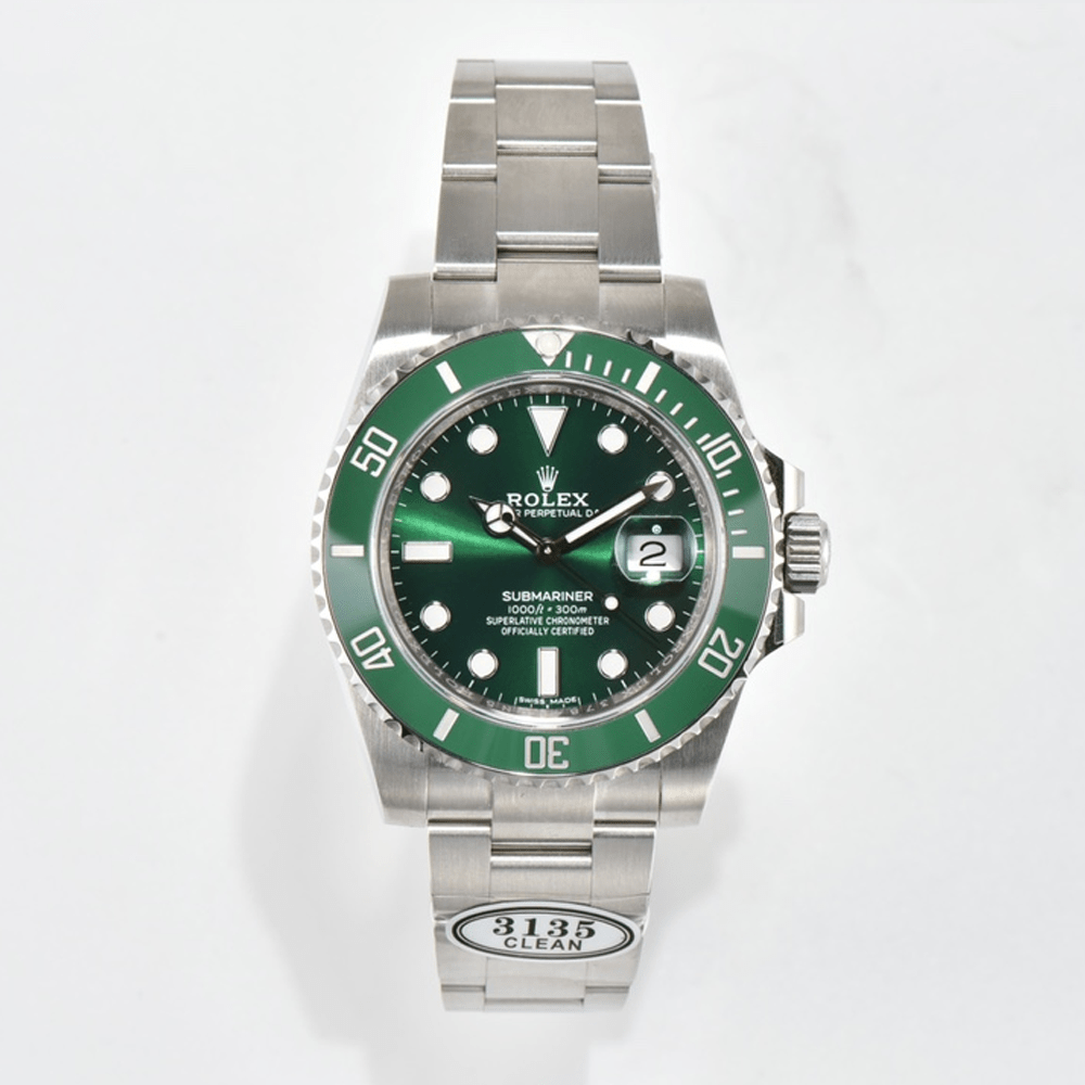 롤렉스 서브마리너 녹판 헐크 40mm 116610LV