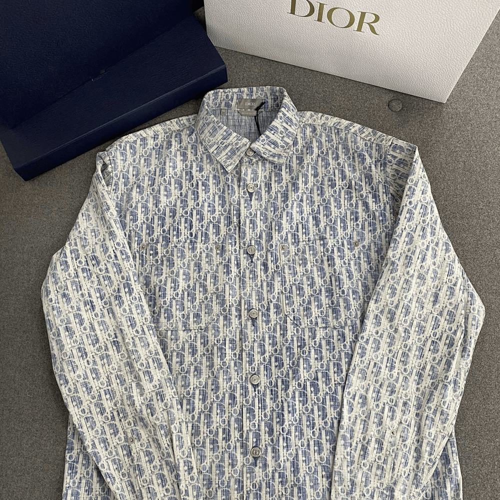 디올 24SS 오블리크 자카드 셔츠 자켓
