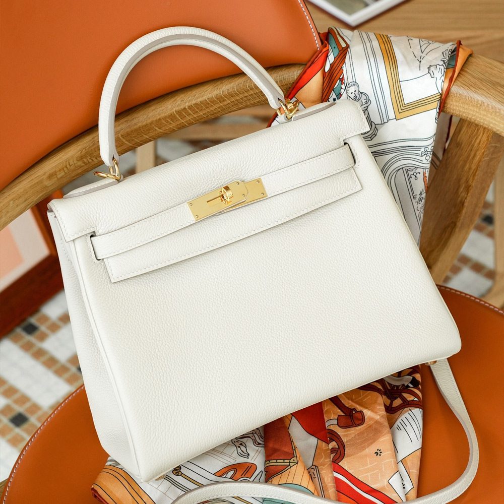 에르메스 올수공 켈리 25 토고 골드 버클