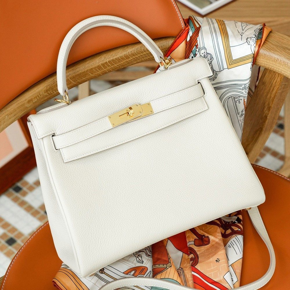 에르메스 올수공 켈리 25 토고 골드 버클