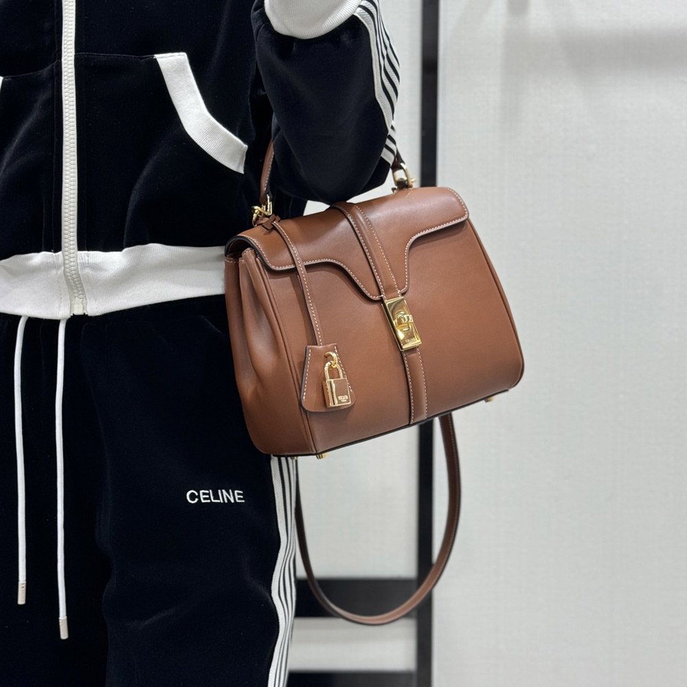 셀린느 스몰 16백 새틴 카프스킨