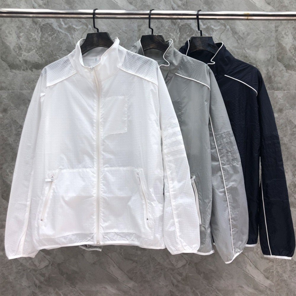 톰브라운 24SS 라펠 윈드 자켓