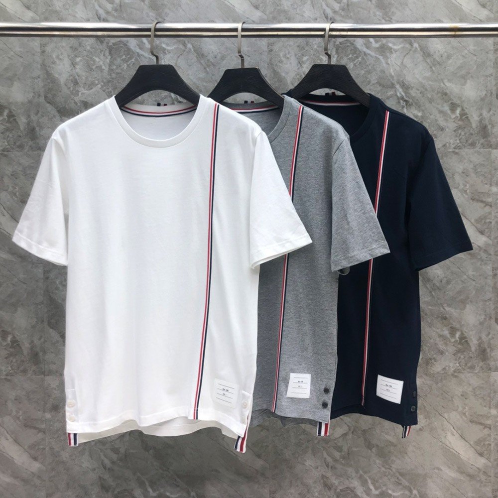 톰브라운 24SS 웨빙 플레인 라펠 반팔