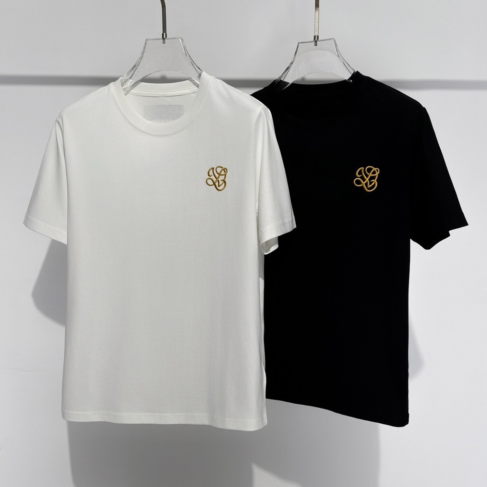 루이비통 24SS 자수로고 반팔 티셔츠