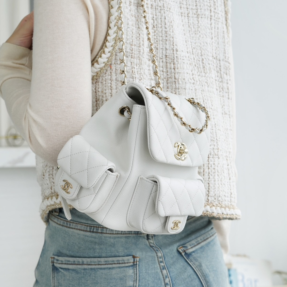 팬더샵 샤넬 23K 뉴 듀마백 스몰 화이트