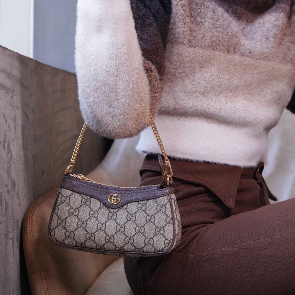 구찌 오피디아 미니백 브라운 764960