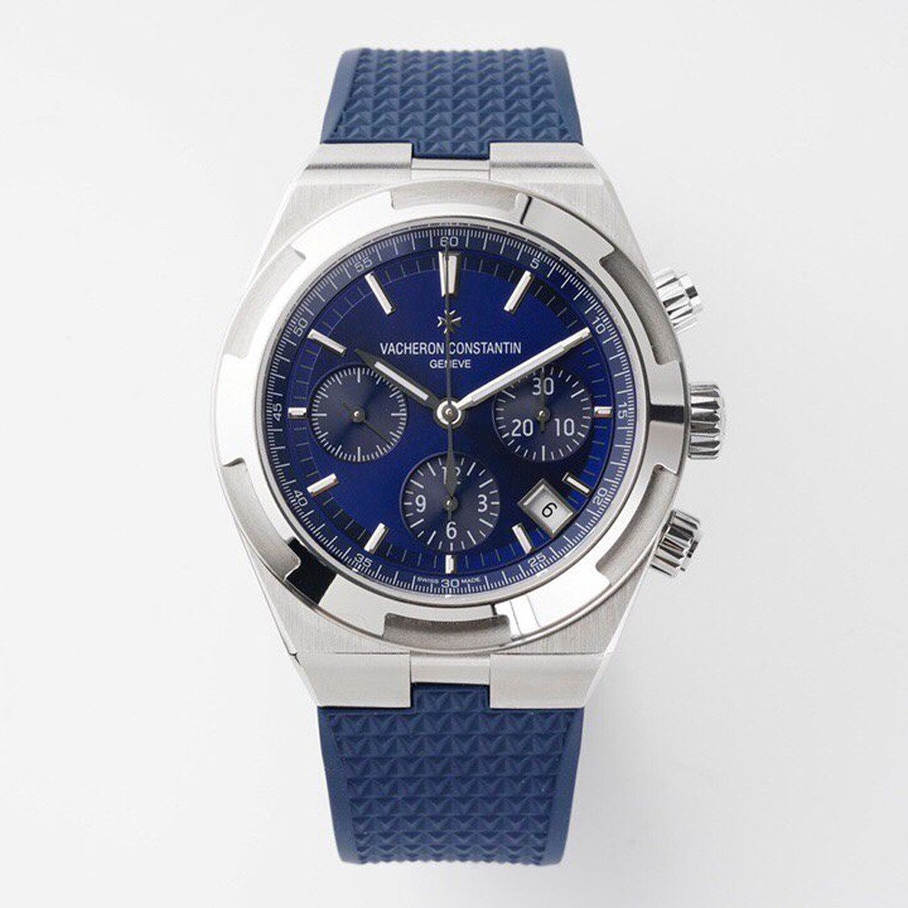 바쉐론 콘스탄틴 오버시즈 크로노그래프 블루 다이얼 42mm 5500V/110A-B148