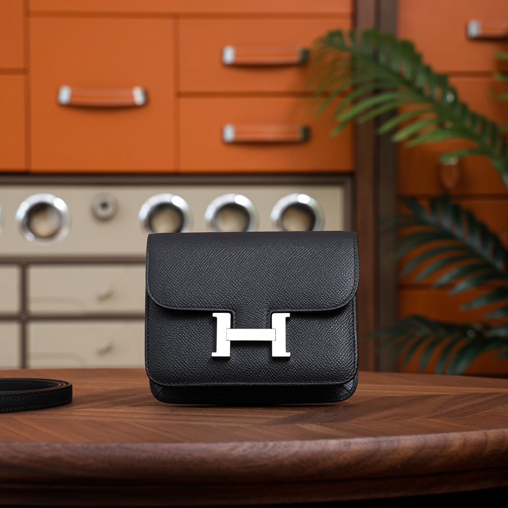 에르메스 올수공 미니 콘스탄스 12 블랙 앱송