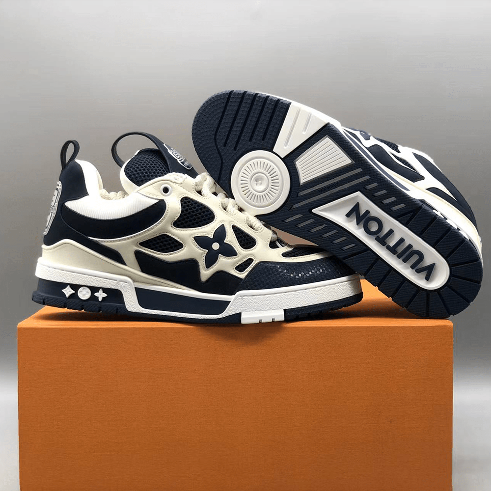 루이비통 LV 스케이트 스니커즈 네이비 화이트