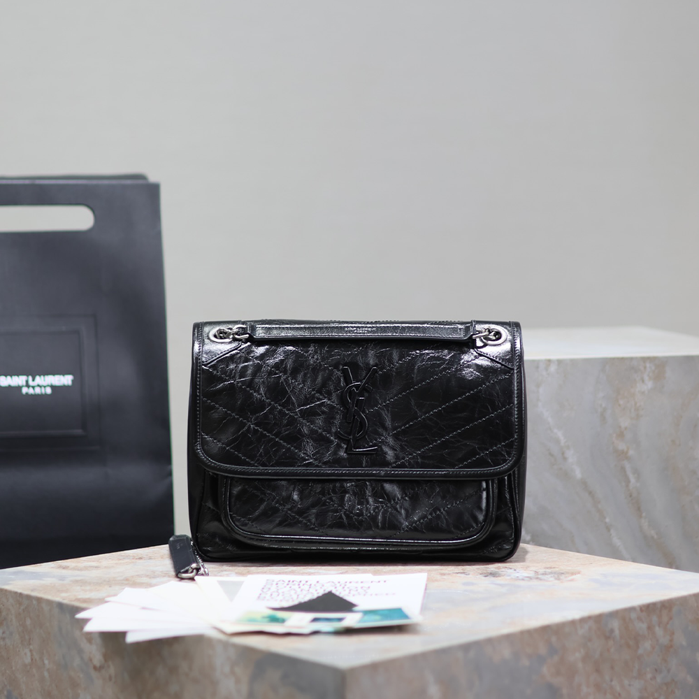 생로랑 라프리마 니키 빈티지 미디움 숄더백