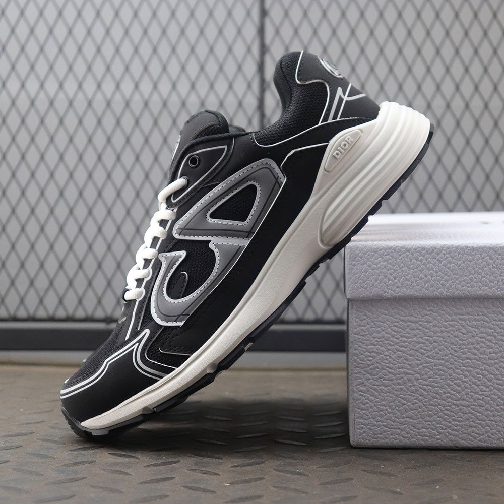 디올 B30 스니커즈 민트 메시 & 테크니컬 패브릭