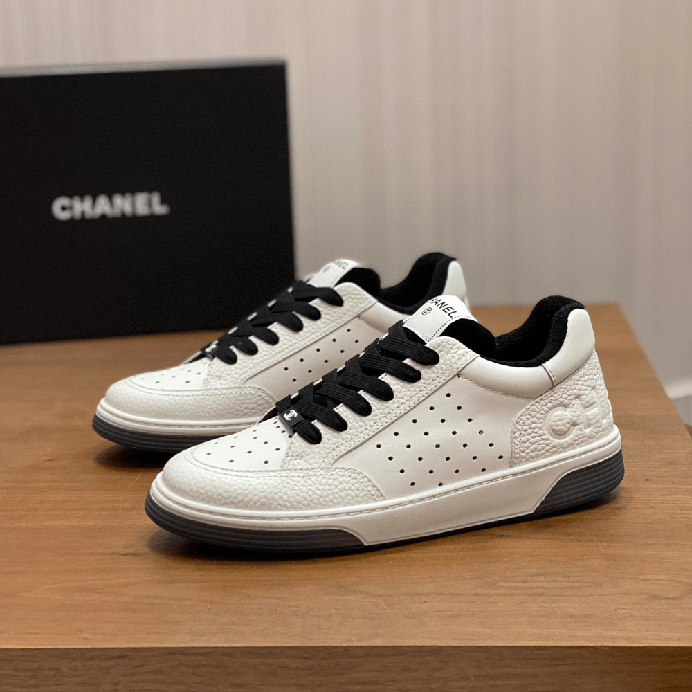 샤넬 테니스 스니커즈 화이트