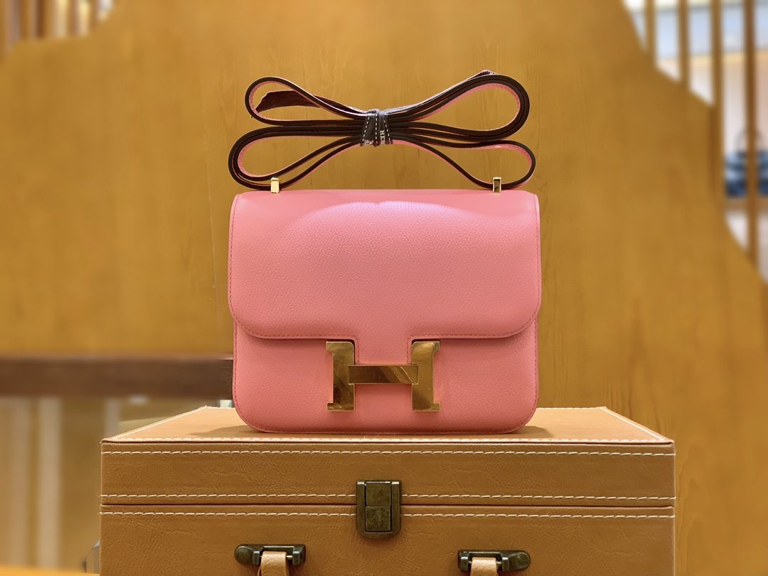 올수공 에르메스 콘스탄스 18 에버 핑크 골드 버클