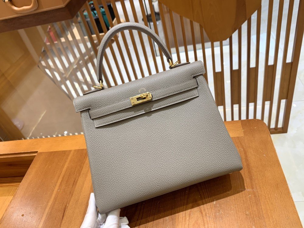 올수공 에르메스 켈리 25 토고 스카이 블루 실버 버클
