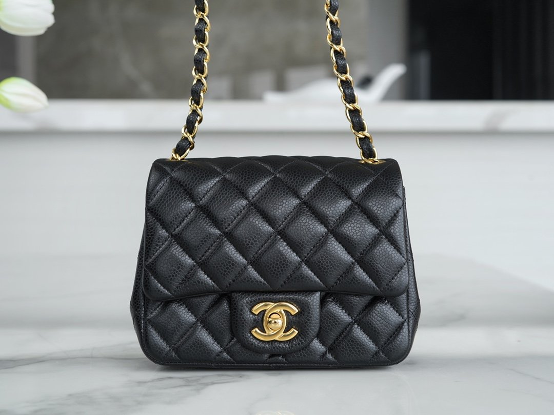 팬더샵 샤넬 클래식 뉴미니 블랙 금장