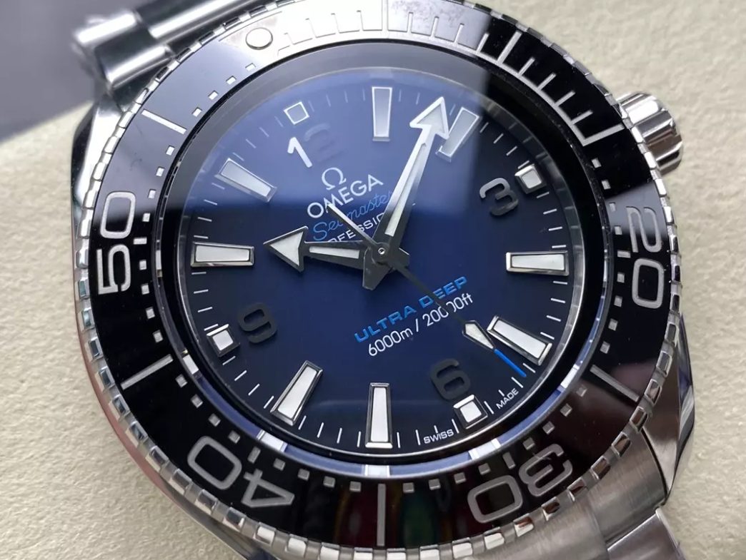 오메가 시마스터 플래닛 오션 6000M 울트라딥 청판 SS 브레이슬릿