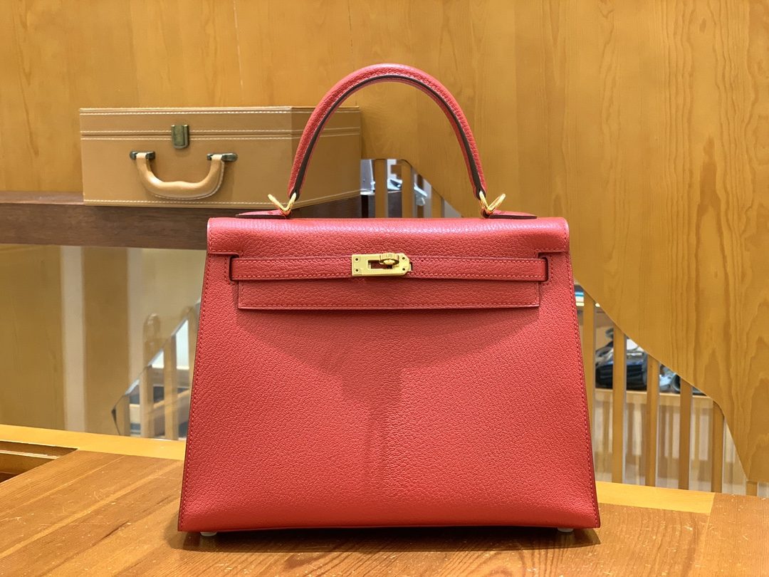 올수공 에르메스 켈리 25 엡송 하트 레드 골드 버클