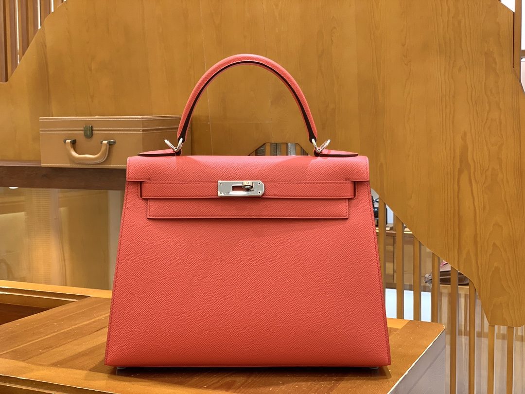 올수공 에르메스 켈리 28 엡송 텍사스 핑크 실버 버클