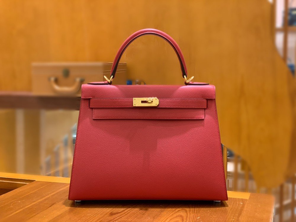 올수공 에르메스 켈리 28 엡송 플래그 레드 골드 버클