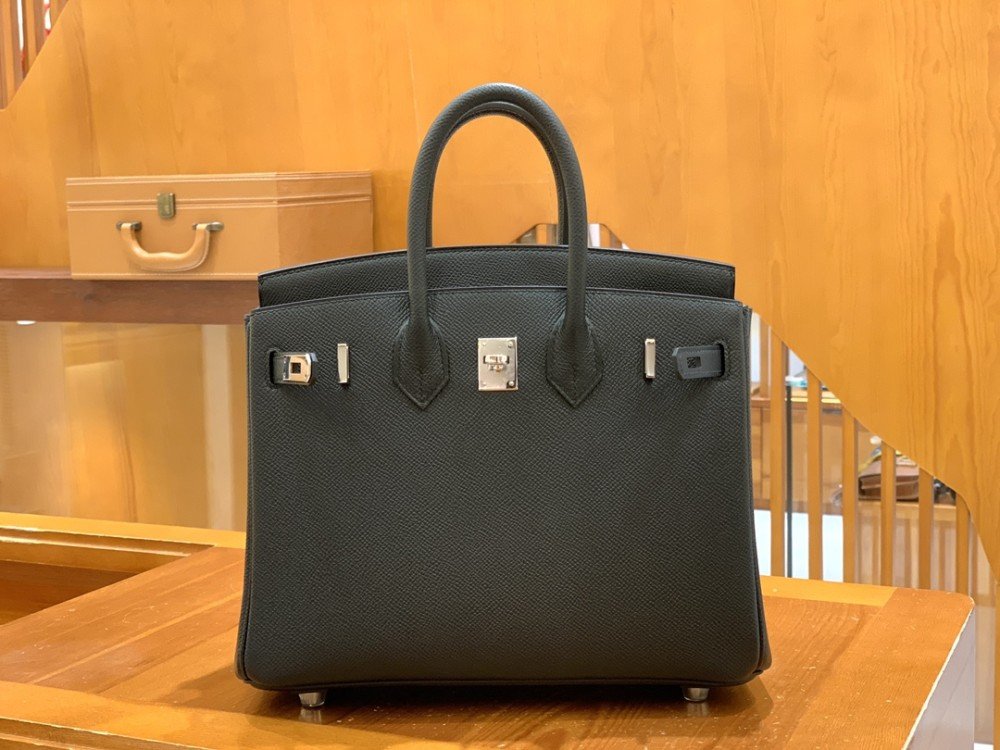 올수공 에르메스 버킨 25 엡송 블랙 실버 버클