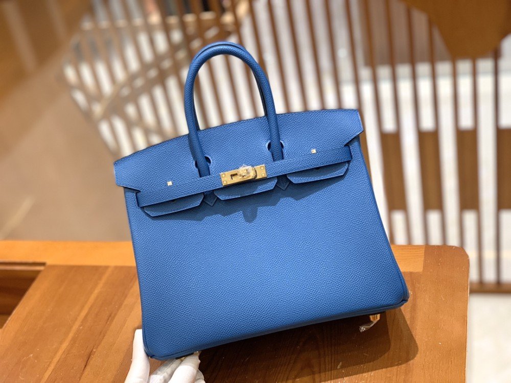 올수공 에르메스 버킨 25 엡송 에게해 블루 골드 버클