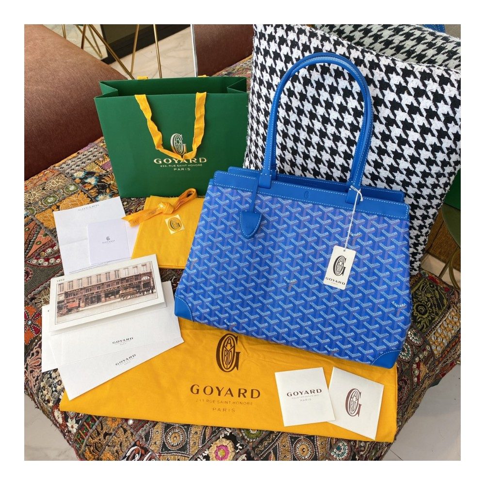 고야드 벨샤스 토트백 블루