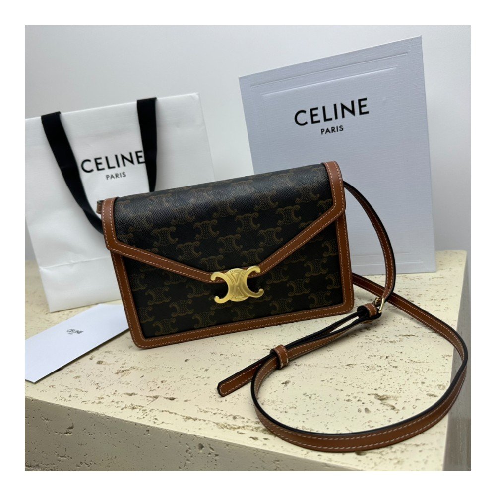 셀린느 CELINE ENVELOPPE TRIOMPHE 엔벨로프 백 숄더 백 크로스 백 113322EZH.04LU