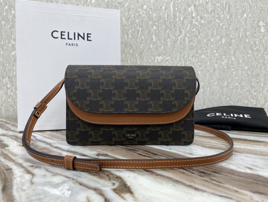 셀린느 CELINE CANVAS WOC 숄더 백 10D852