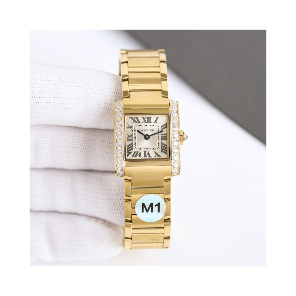 [premium] CARTIER 까르띠에 탱크 프랑세즈 워치 small 쿼츠 시계 WJTA0039