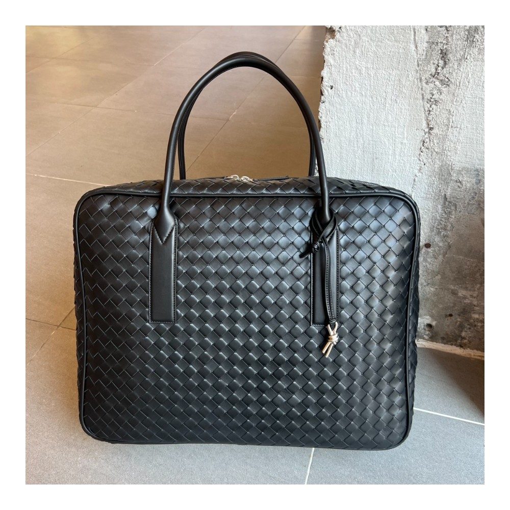 보테가베네타 intrecciato 소가죽 여행가방 765620
