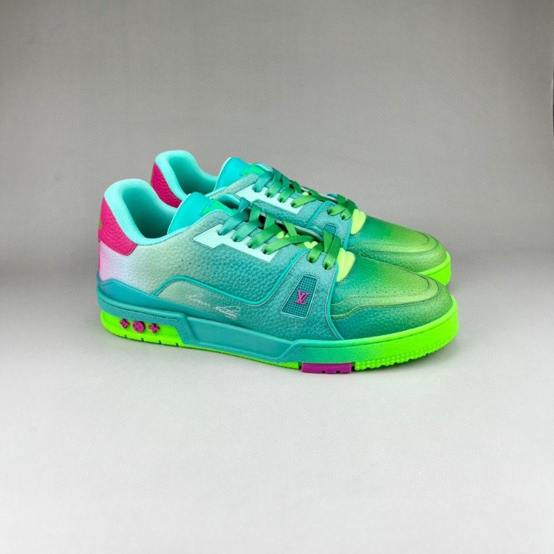 루이비통 트레이너 남녀공용 신발 운동화 스니커즈