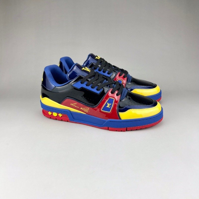 루이비통 트레이너 남녀공용 신발 운동화 스니커즈