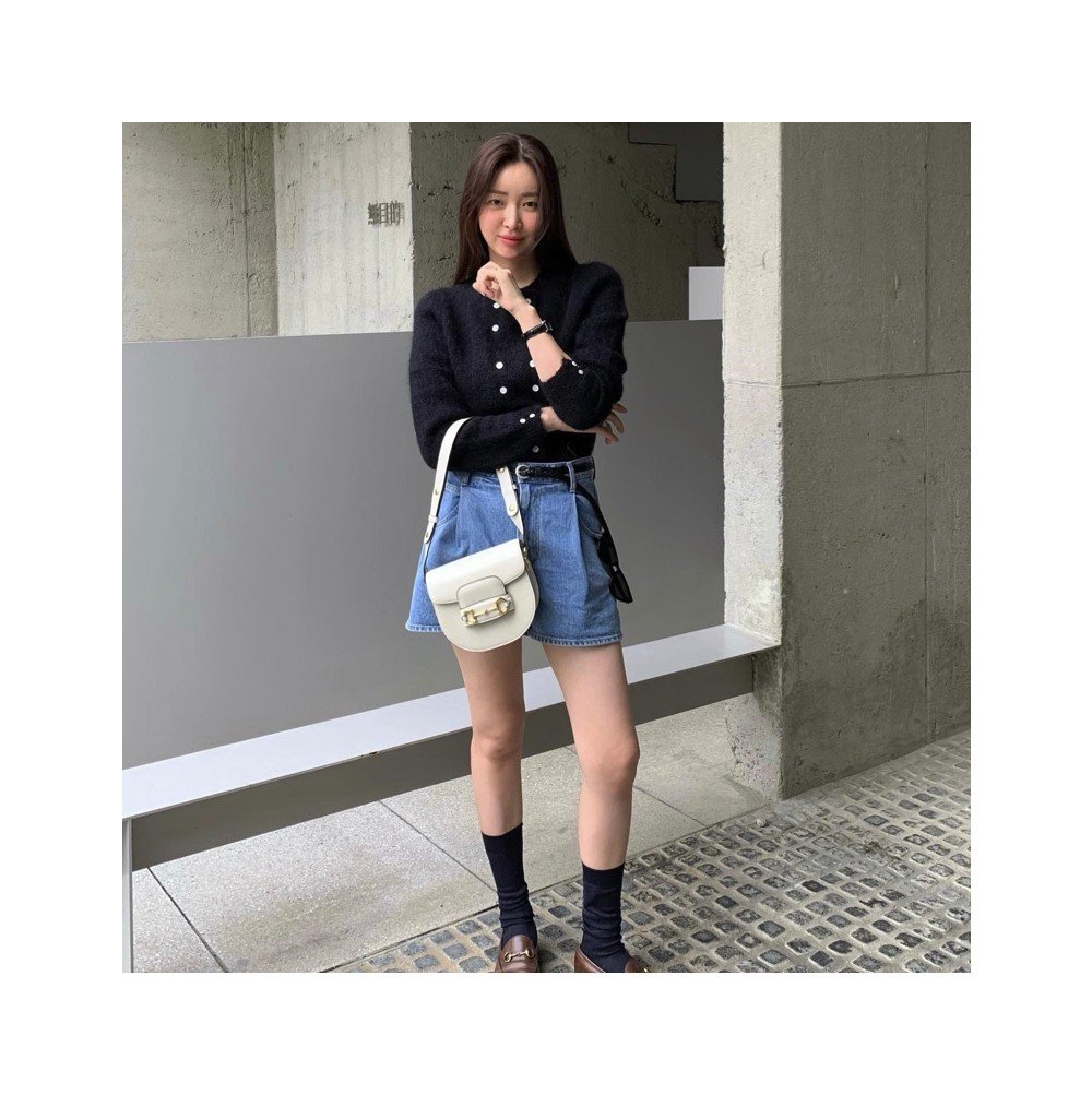 [차정원 PICK] 구찌 홀스빗 1955 라운드 미니백