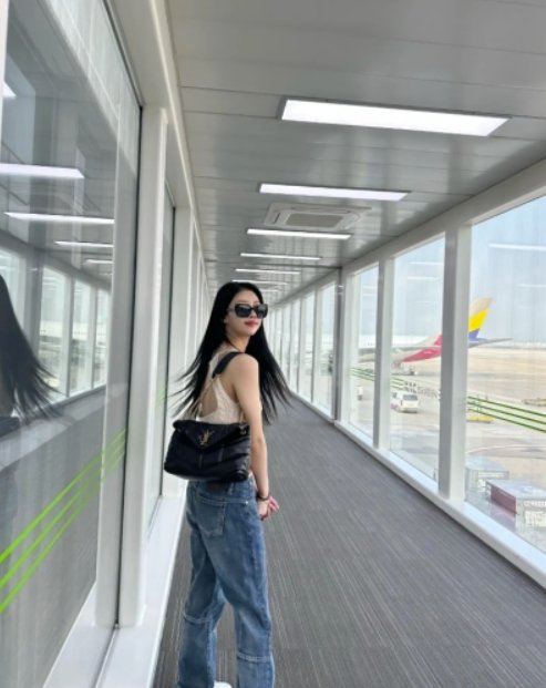 [이미주 PICK] 생로랑 나파 퀼팅 푸퍼 스몰백