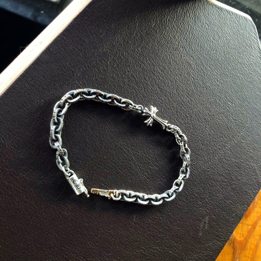 Chrome Hearts 크롬하츠 베이비팻 페이퍼 크로스 팔찌