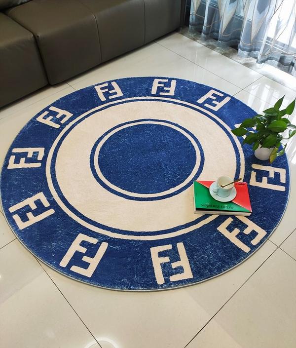 캐시미어 원형 카펫 러그