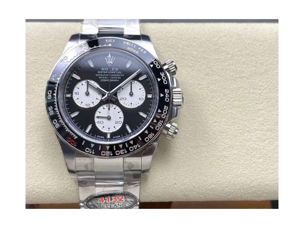 롤렉스 데이토나 크로노그래프 블랙 다이얼 바인덱스 SS 브레이슬릿 40mm 126529