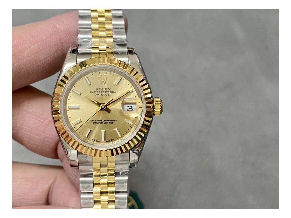 롤렉스 레이디 데이저스트 YG 다이얼 콤비 28mm 279173