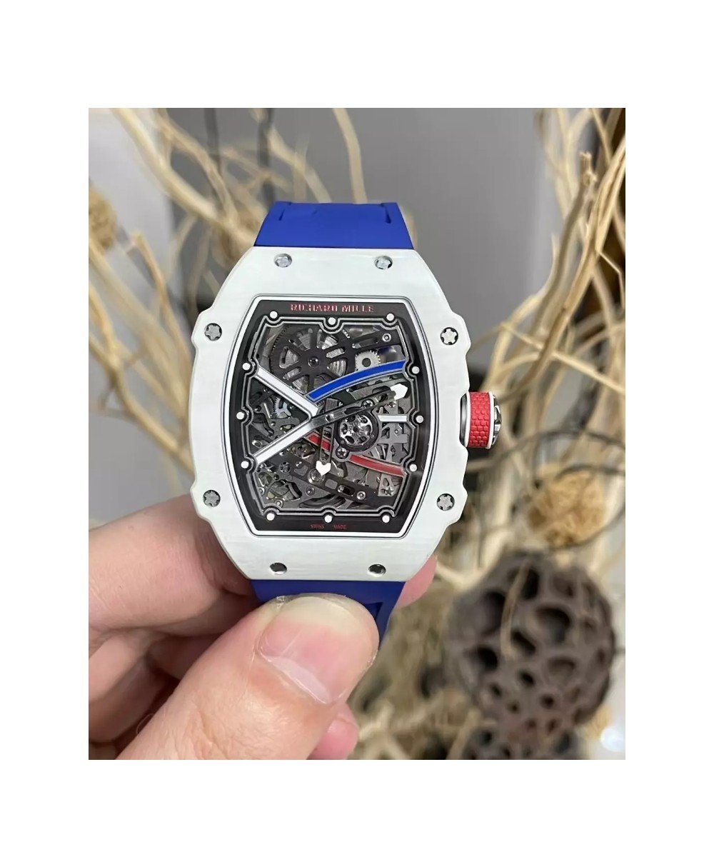 CNC커스텀 리차드밀 알렉시 팽튀로 화이트 카본 V5버전 RM67-02